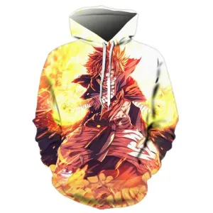 Anime Fairy Tail Hoodies - 3D Hip Hop Pullovers Sweatshirt