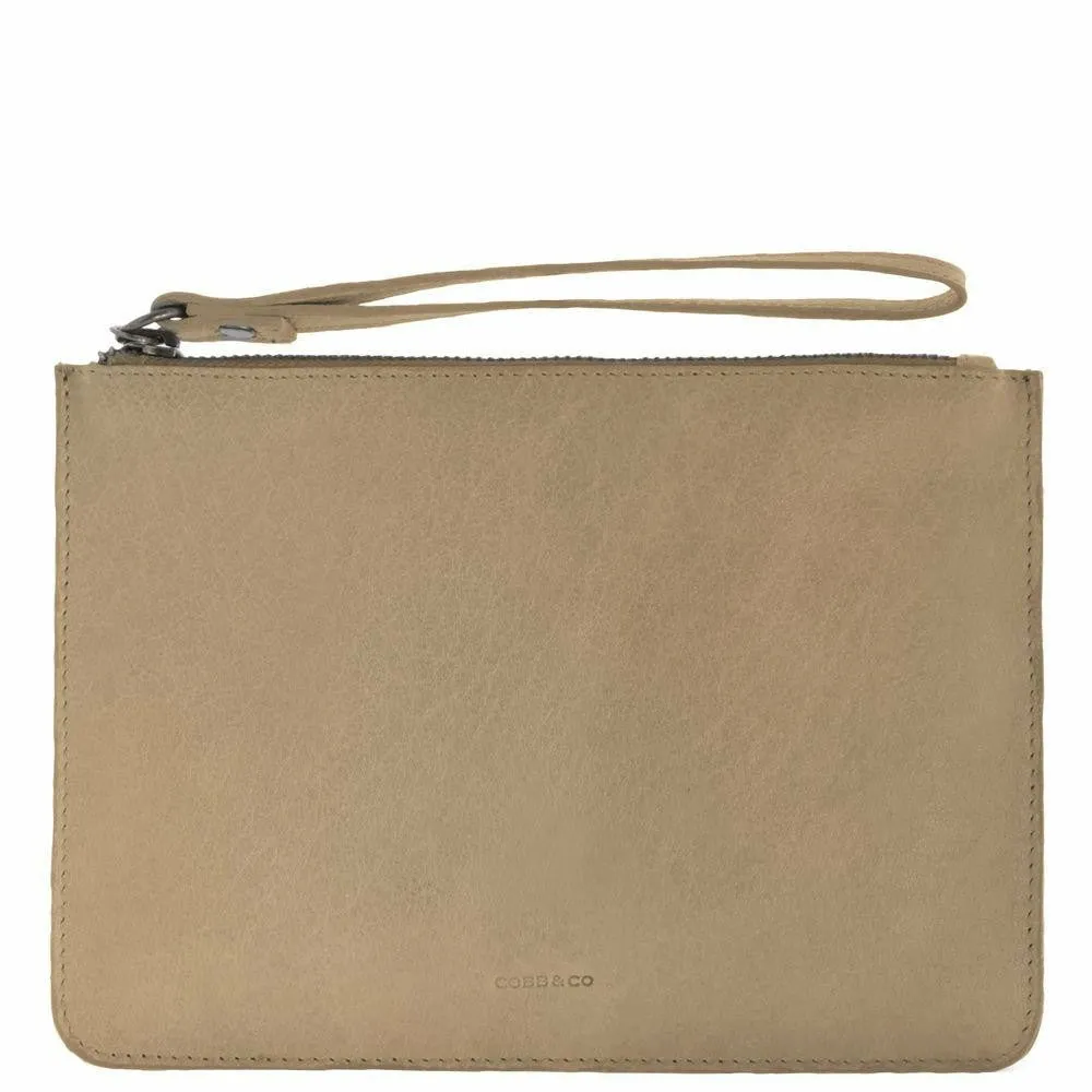 Cobb & Co Mossman Leather Clutch