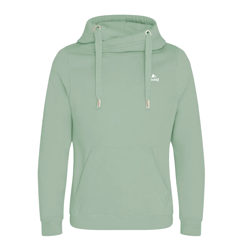 Crossover Cross Neck Hoodie