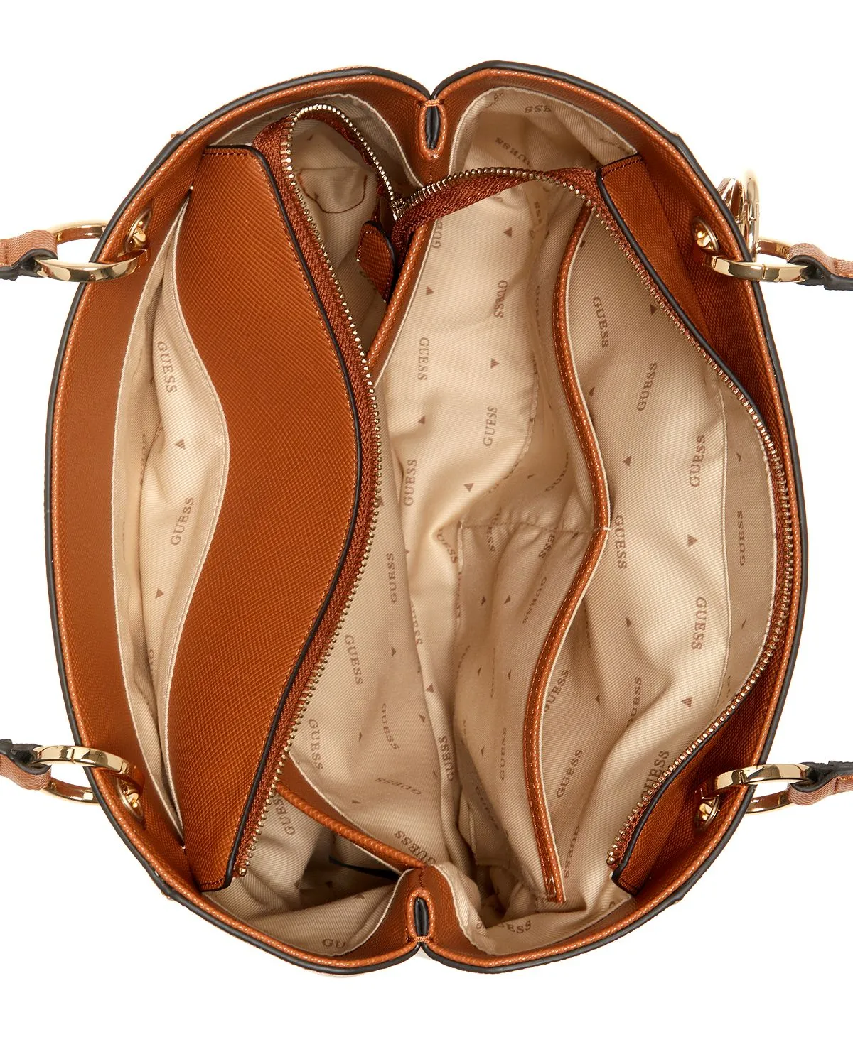 GUESS Noelle Small Zip Tote Bag with Double Top Compartment