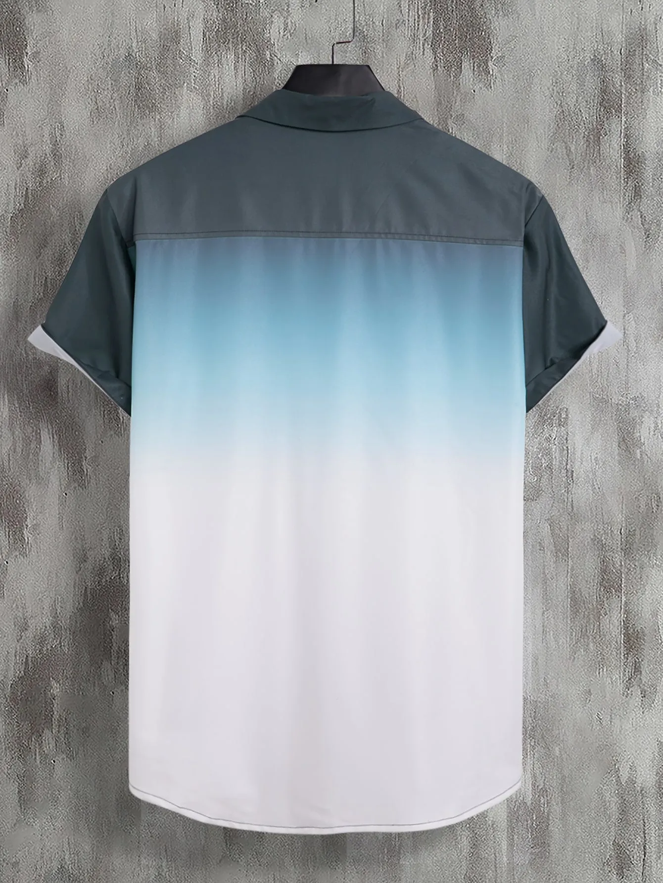 Manfinity Homme Men Ombre Shirt Without Tee