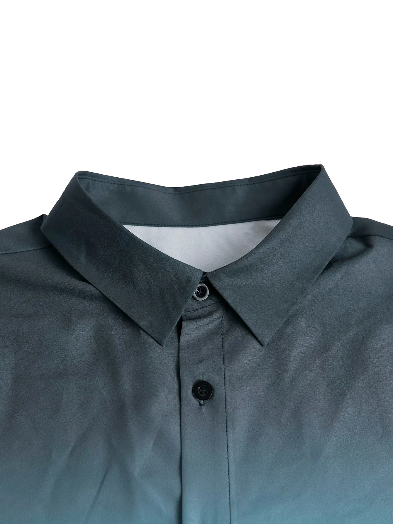 Manfinity Homme Men Ombre Shirt Without Tee