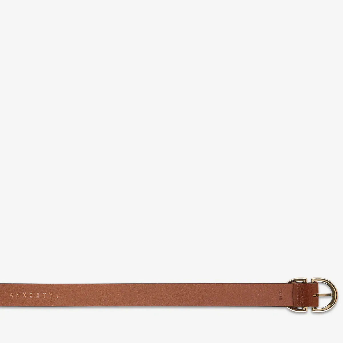 STATUS ANXIETY In Reverse tan/gold